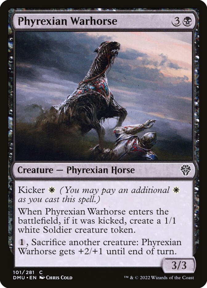 Phyrexian Warhorse - Foil