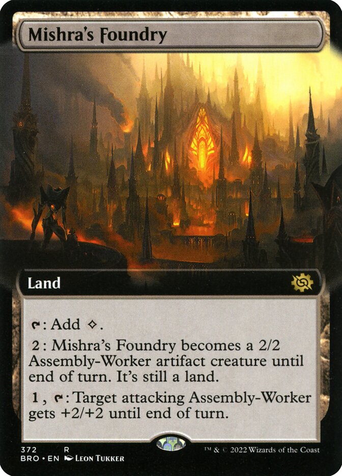 Mishra's Foundry - Extended Art - Foil