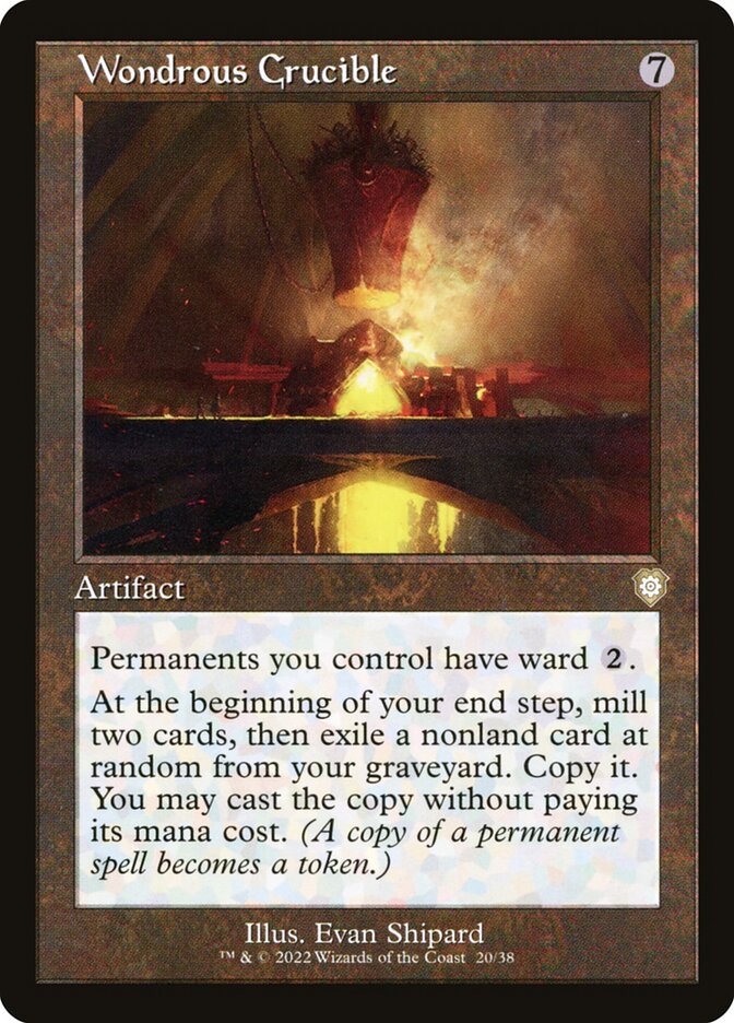 Wondrous Crucible - Retro Frame