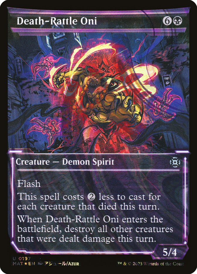 Death-Rattle Oni - Halo Foil