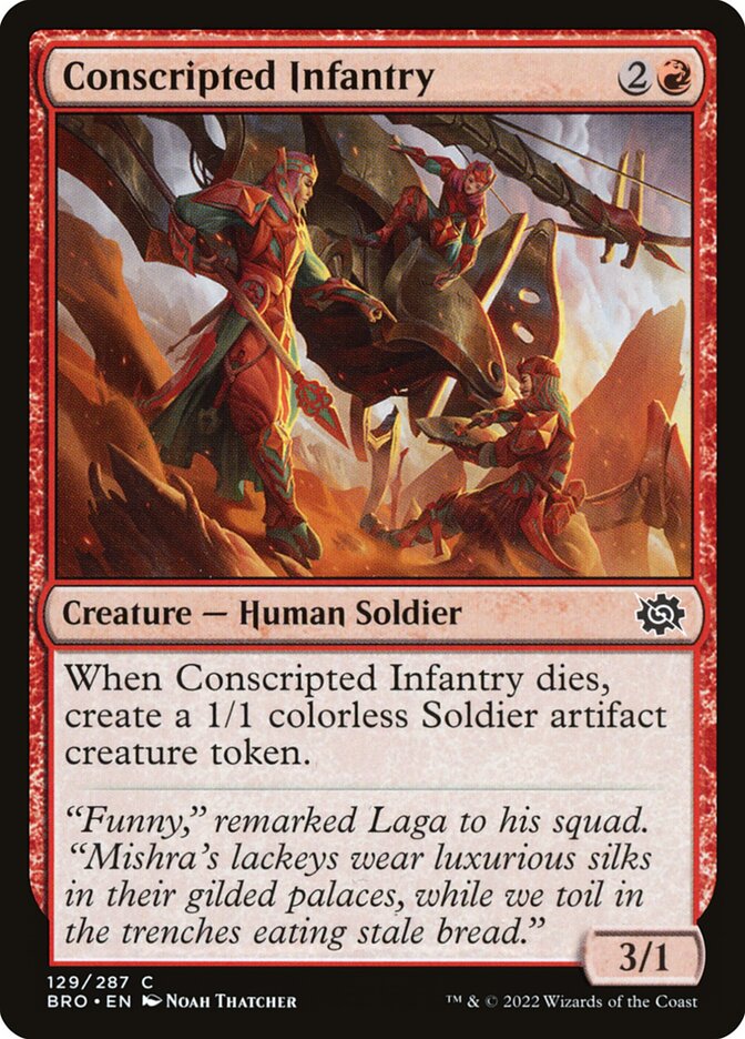 Conscripted Infantry - Foil