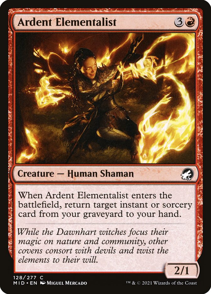 Ardent Elementalist - Foil