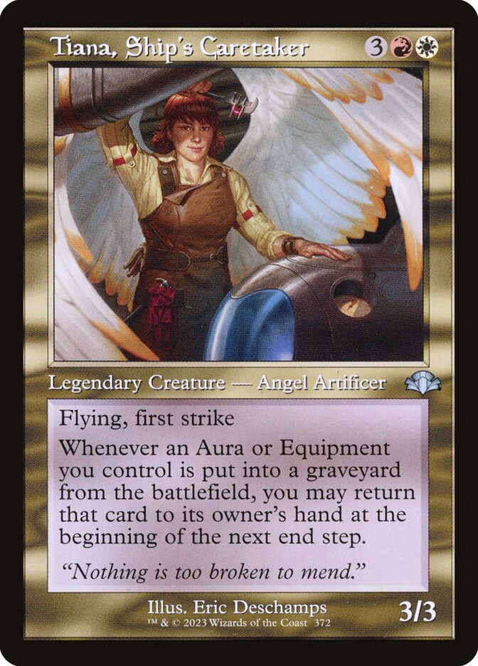 Tiana, Ship's Caretaker - Retro Frame - Foil