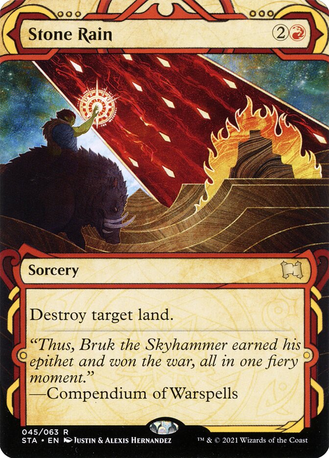 Stone Rain - Borderless - Foil