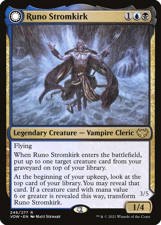 Runo Stromkirk // Krothuss, Lord of the Deep - Foil