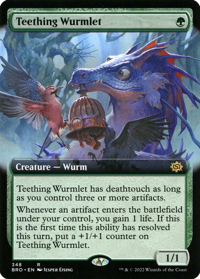 Teething Wurmlet - Extended Art - Foil
