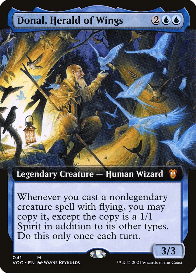 Donal, Herald of Wings - Extended Art