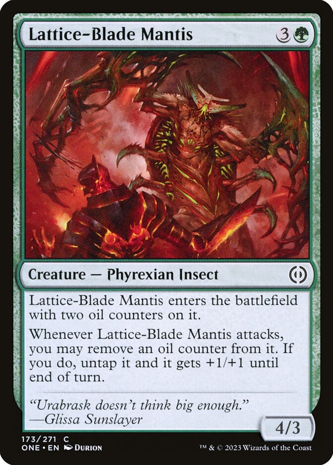 Lattice-Blade Mantis - Foil