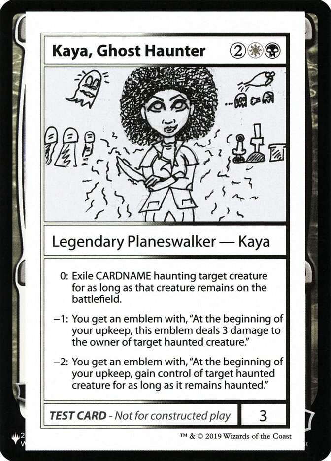Kaya, Ghost Haunter - The List