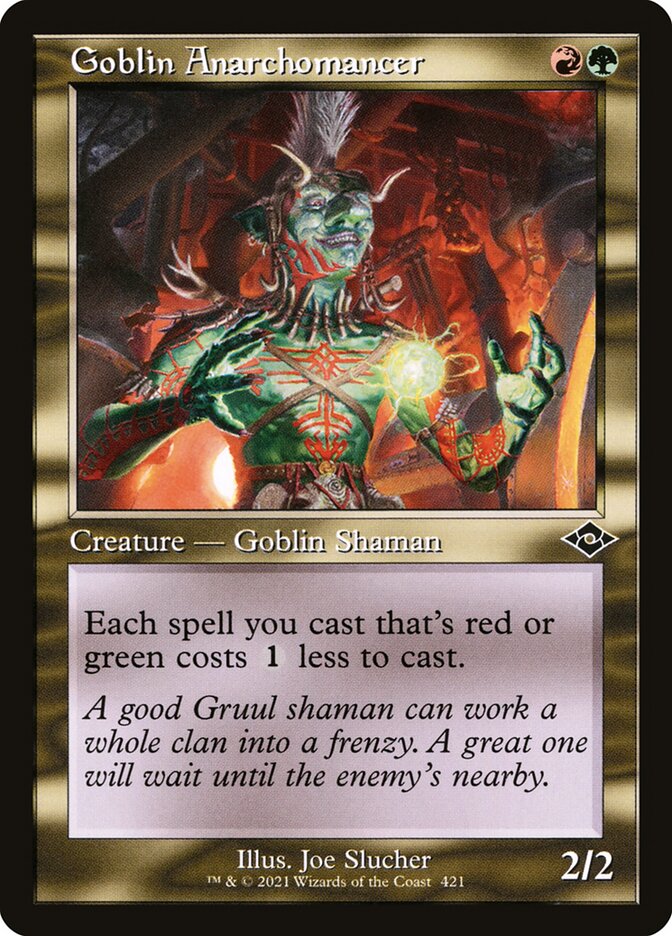 Goblin Anarchomancer - Retro Frame
