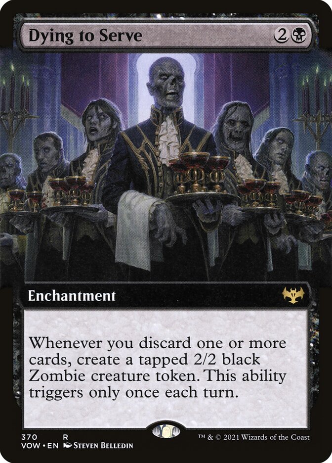 Dying to Serve - Extended Art - Foil