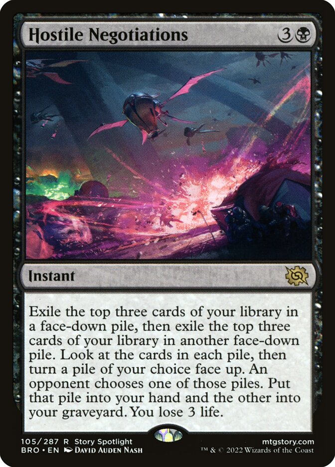 Hostile Negotiations - Foil