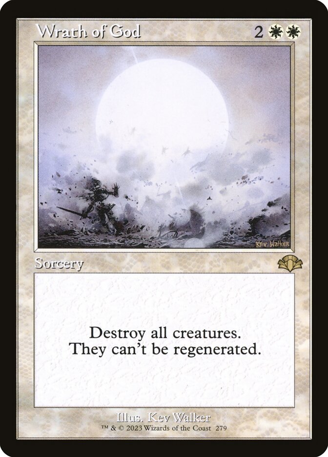 Wrath of God - Retro Frame