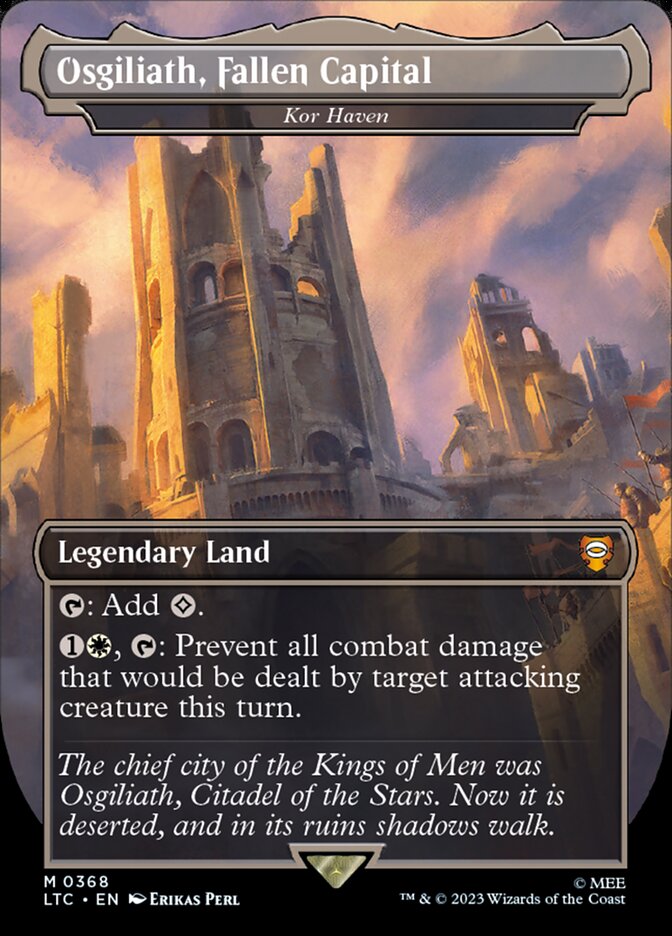 Osgiliath, Fallen Capital (Kor Haven) - Borderless - Foil