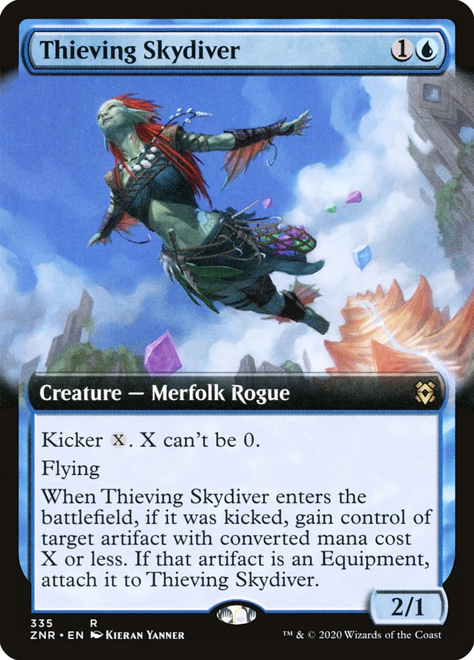Thieving Skydiver - Extended Art - Foil