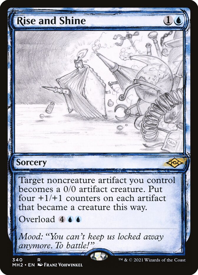 Rise and Shine - Sketch Art - Foil