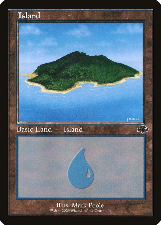 Island - Retro Frame