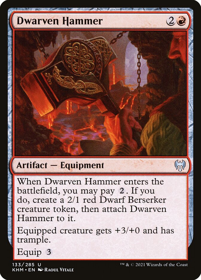 Dwarven Hammer - Foil