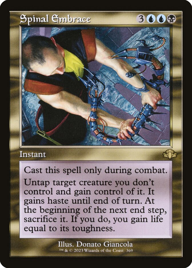 Spinal Embrace - Retro Frame - Foil