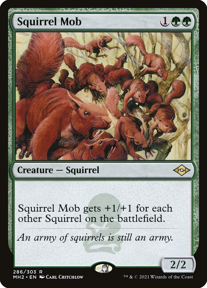 Squirrel Mob - Foil