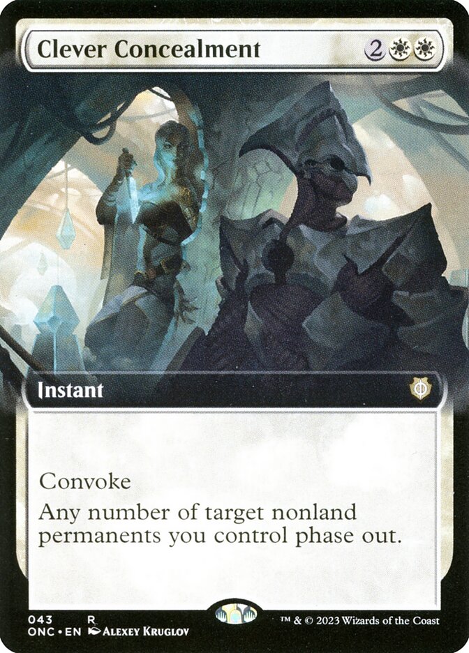 Clever Concealment - Extended Art - Foil