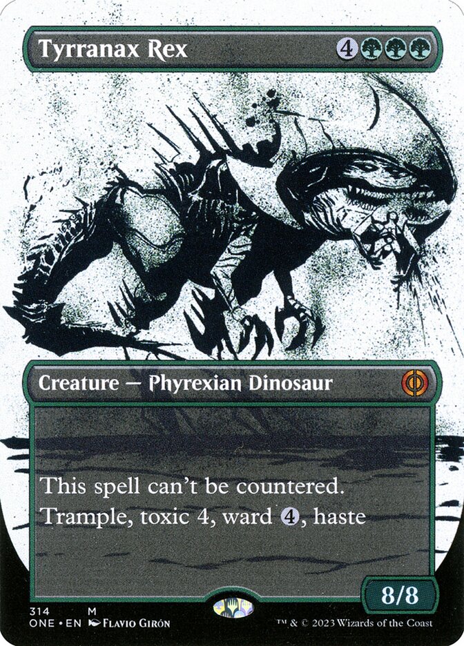 Tyrranax Rex - Borderless - Foil