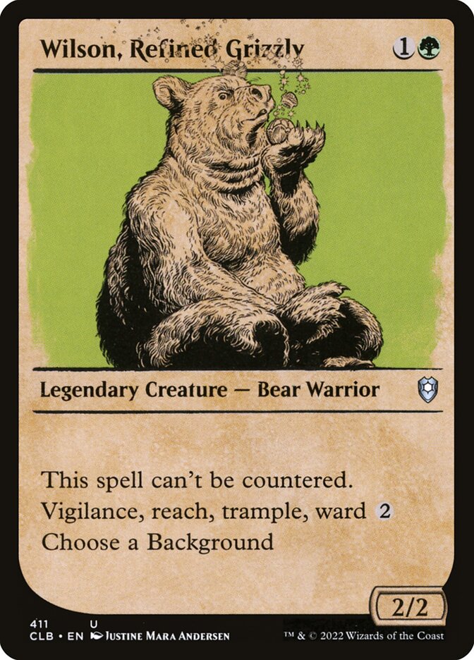 Wilson, Refined Grizzly - Showcase - Foil
