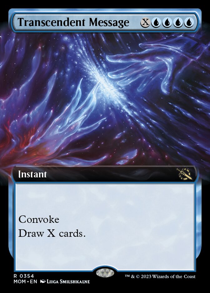 Transcendent Message - Extended Art - Foil