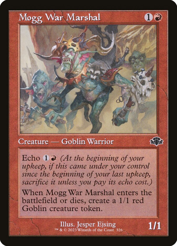 Mogg War Marshal - Retro Frame - Foil