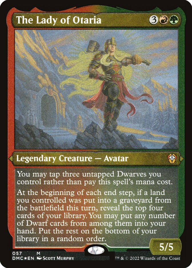 The Lady of Otaria - Etched - Foil