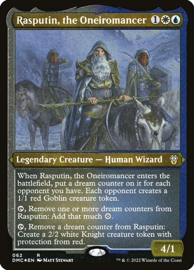 Rasputin, the Oneiromancer - Etched - Foil