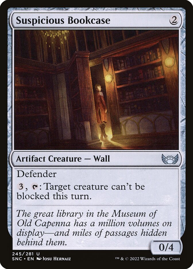 Suspicious Bookcase - Foil