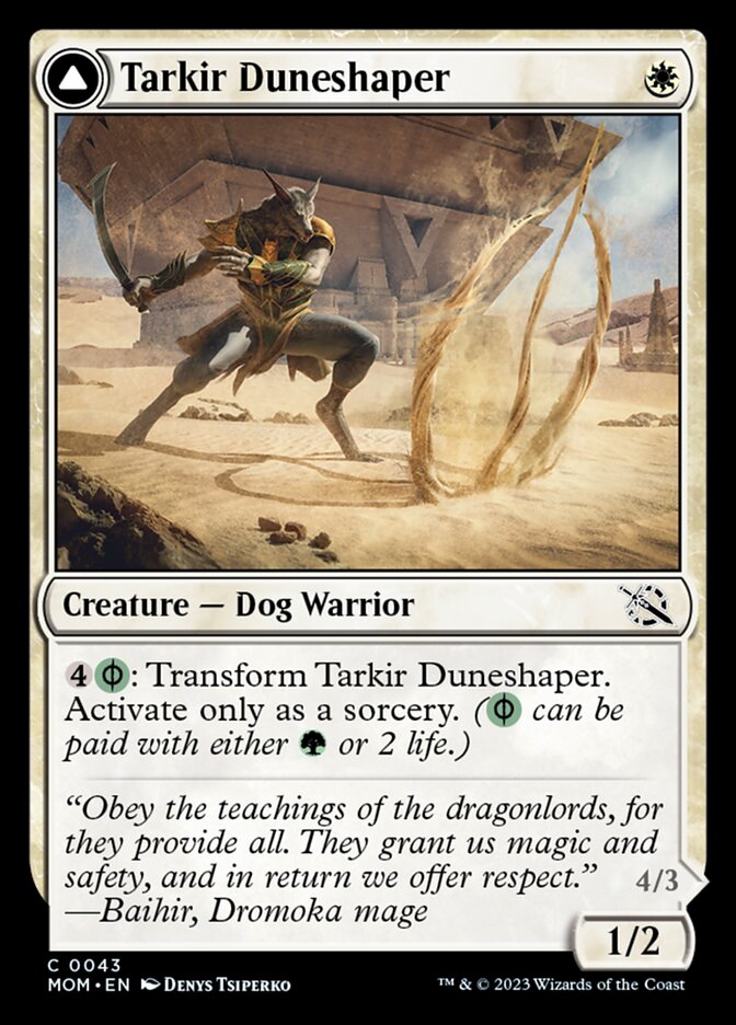 Tarkir Duneshaper // Burnished Dunestomper