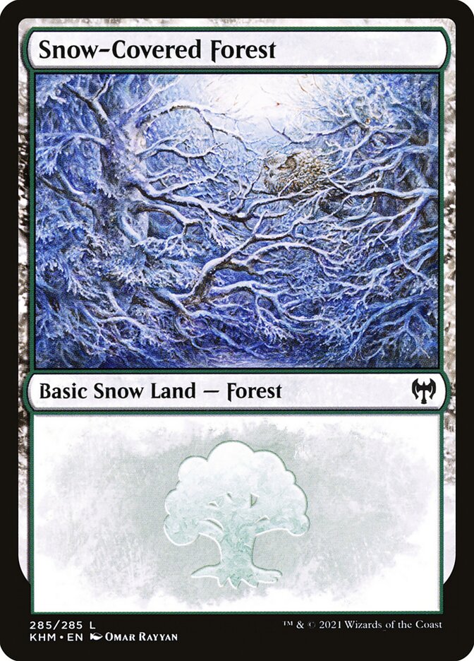Snow-Covered Forest - Foil