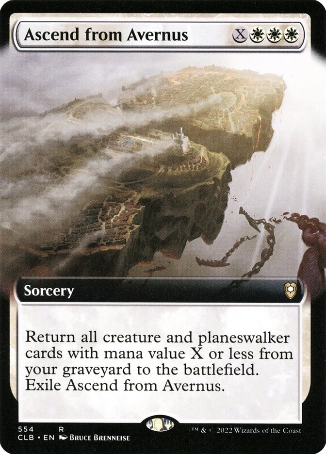 Ascend from Avernus - Extended Art - Foil