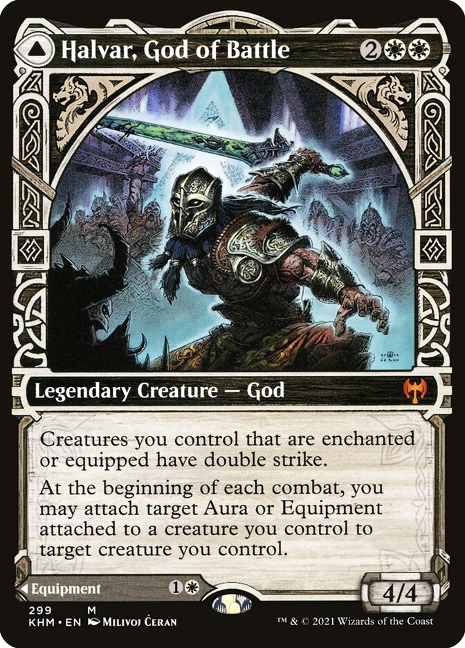 Halvar, God of Battle // Sword of the Realms - Showcase - Foil