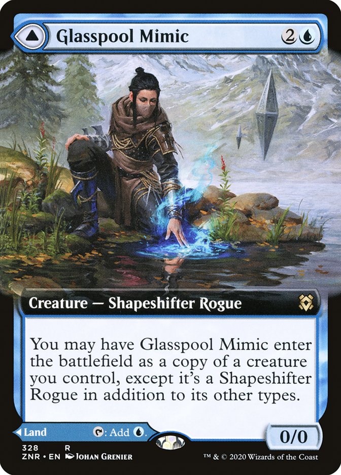Glasspool Mimic // Glasspool Shore - Extended Art