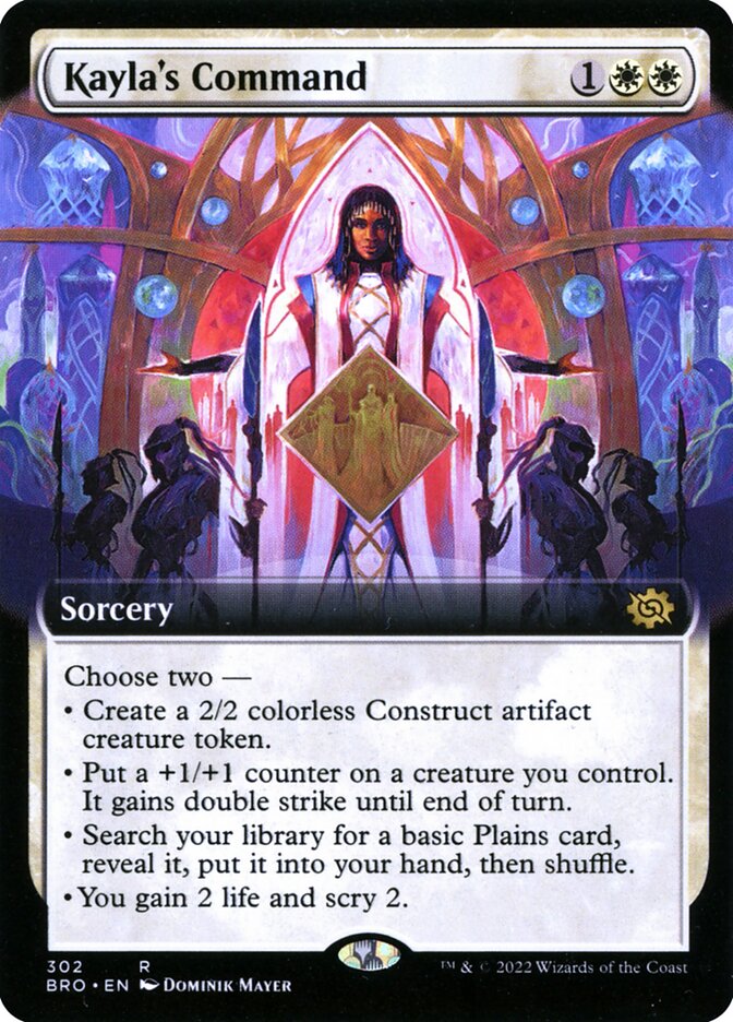 Kayla's Command - Extended Art - Foil