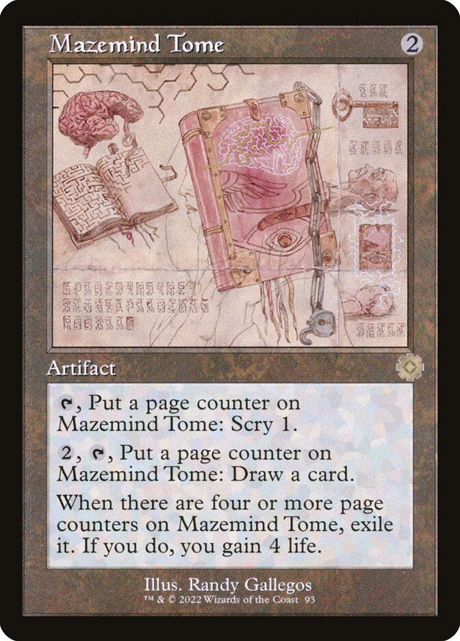 Mazemind Tome - Schematic - Foil